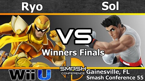 MVG|Ryo (C. Falcon) vs. Noble|Sol (Little Mac) - Winners Finals - SC55