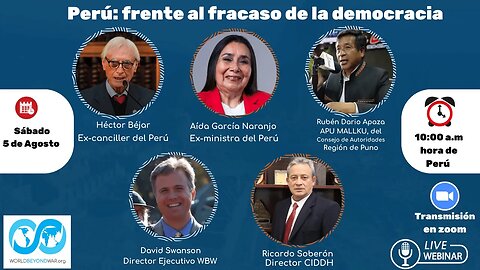 Webinar: Perú frente al fracaso de la democracia.