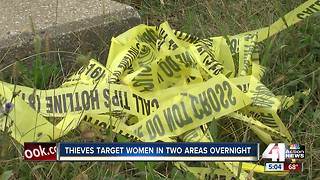 Thieves target women in distress in separate KCMO attacks