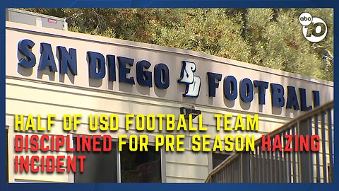 Half of USD football team disciplined