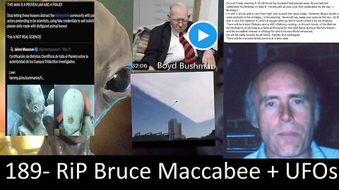 Live Chat with Paul; -189- Skinwalker + RiP Bruce Maccabee + Alien dolls + Other UFO vid analysis