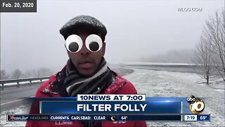 Anchor does live report with wacky filter on?