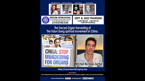 Mitchell Nicholas Gerber-"The Forced Organ Harvesting of The Falun Gong"