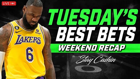 FREE MLB, NBA & NHL Bets Today | Is Lebron DONE?!