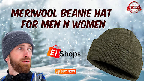 MERIWOOL Beanie Hat for Men And Women