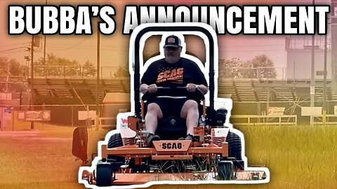 Bubba's Big Announcement: Join Him as He Becomes an Official Spokesperson for SCAG Mowers!