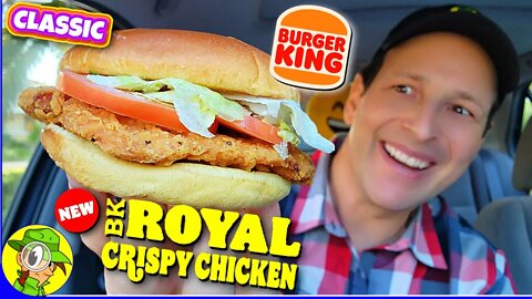 Burger King® 🍔👑 BK® CLASSIC ROYAL CRISPY CHICKEN SANDWICH Review 🐔🥪 | Peep THIS Out! 🕵️‍♂️