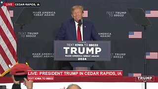 President Donald J. Trump' Live In Cedar Rapids IOWA Dec. 2nd, 2023