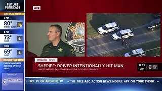 Pasco Sheriff: Driver intentionally ran over random pedestrian