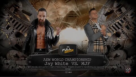 AEW Full Gear 2023 MJF vs Jay White for the AEW World Championship