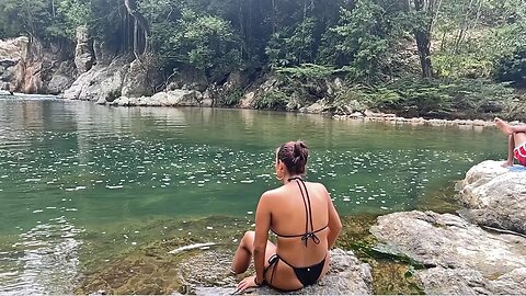 Colombian Girl Takes Me to Secret Jungle Waterfall.. 🇨🇴*RAW FOOTAGE*