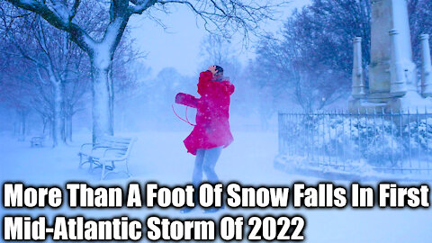 More Than A Foot Of Snow Falls In First Mid-Atlantic Storm Of 2022 - Nexa News
