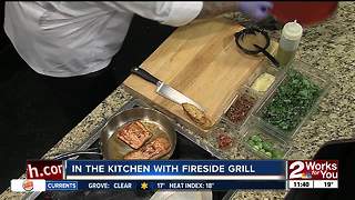 In The Kitchen with Fireside Grill: Brussels Sprouts Salad and Grilled Salmon
