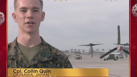 Military Greetings: Cpl. Collin Quinn
