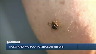 Ticks, mosquito season nears