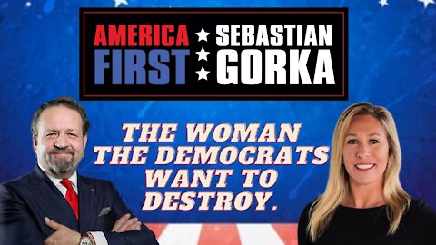 The woman the Democrats want to destroy. Rep. Marjorie Taylor Greene with Dr. Gorka on AMERICA First