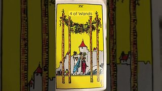 4 of Wands #shorts #learntarot