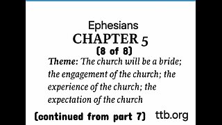 Ephesians Chapter 5 (Bible Study) (8 of 8)