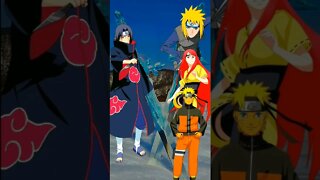 Naruto, Minato, Khusina Melawan Akatsuki.#shorts