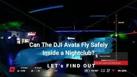 Can the DJI Avata Fly Safely Inside a Nightclub? Let's Find Out! #avata #nightclub