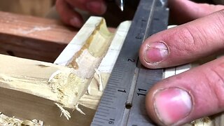 Hand Carving a Keystone