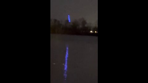 Strange Blue lights in the Sky, other UFO's 3 days after Eclipse.