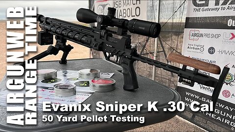 AIRGUN RANGE TIME - Evanix Sniper K .30 Cal Multi-Shot Side Lever PCP from New England Airgun