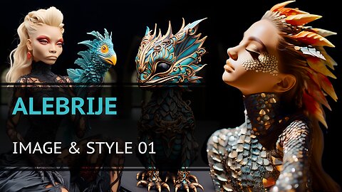 Alebrije - Adding Style to an Image in MidJourney 5.2 - Image & Style 01