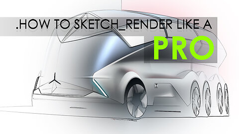 HOW to do THIS ..? Sketch and render this Futuristic Truck Concept Design