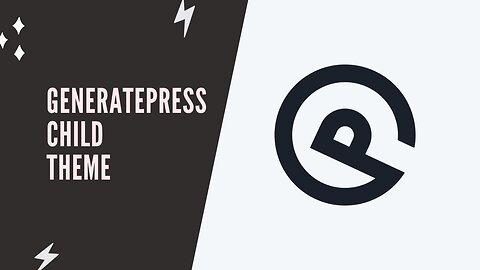 How To Install WordPress Child Theme For GeneratePress