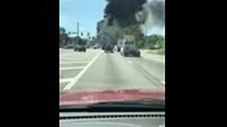 Military Plane Crashes in Georgia, 5 Confirmed Dead [clip]