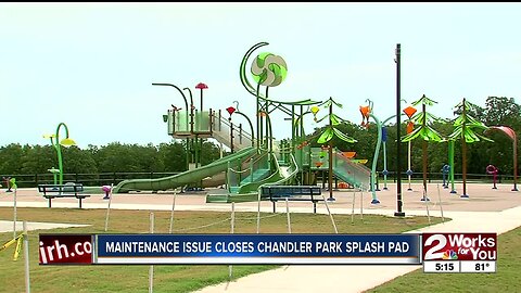 Maintenance issue closes Chandler Park Splash Pad