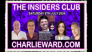 TRENESS EVANS JOINS CHARLIE WARD INSIDERS CLUB 6TH JULY 2024 WITH MAHONEY, PAUL BROOKER DREW DEMI