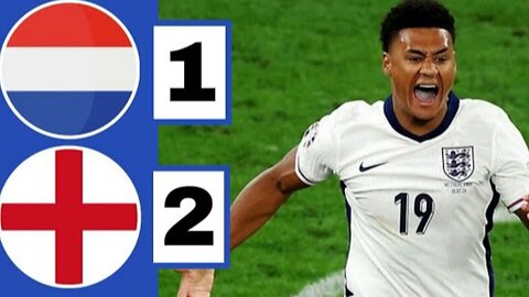 England vs Netherlands 2-1 |Goals&Highlights| Euro 2024 semi-finals