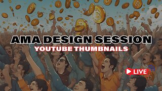 AMA Ask Me Anything design session / Youtube thumbnail creation