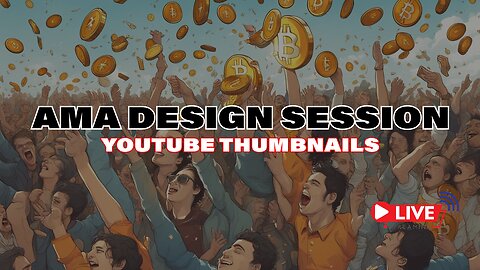AMA Ask Me Anything design session / Youtube thumbnail creation