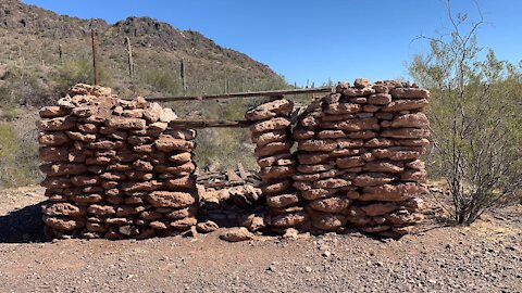 Abandoned Homestead in Arizona desert.