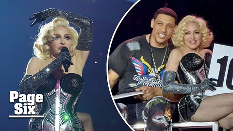 Madonna angers fans by starting US kickoff tour performance late and brings boyfriend on stage