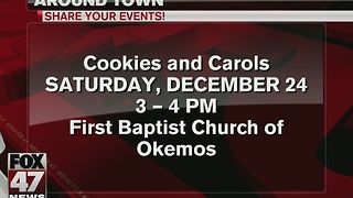 Cookies, carols at church in Okemos on Christmas Eve
