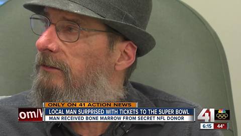 NFL player donates bone marrow to local man