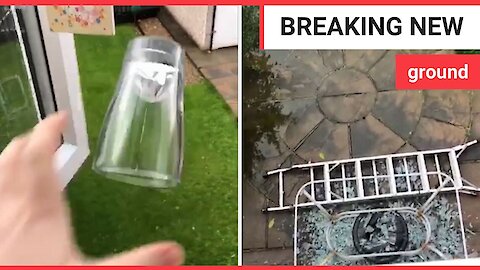 This young lad attempted a ‘bottle flip challenge’ and absolutely SMASHED it