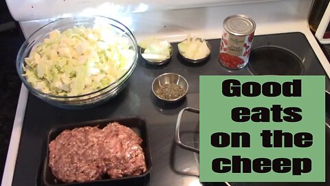 What's cooking with the Bear? Fried cabbage and sausage with a twist. #easyrecipe #mealprep