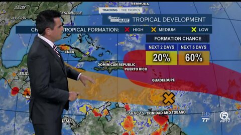 Forecasters monitor 2 tropical waves in the Atlantic