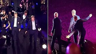 Hilarious Moment: David Beckham Nearly Slips Over Before Lionel Messi Inter Miami Emotional Speech