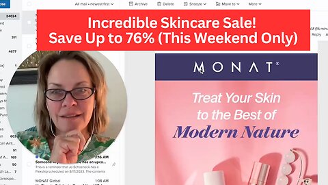 Incredible Monat Skincare Sale: Save Up to 76% (This Weekend Only)