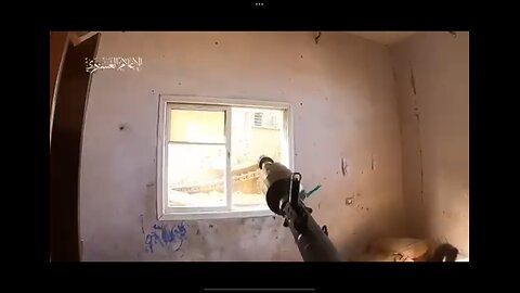 RPG shooting from inside a building, The Israelis soldiers are sitting ducks sent in to an impossible task by there commanders.