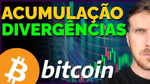 ANÁLISE DO BITCOIN: ACUMULANDO E DIVERGÊNCIAS!