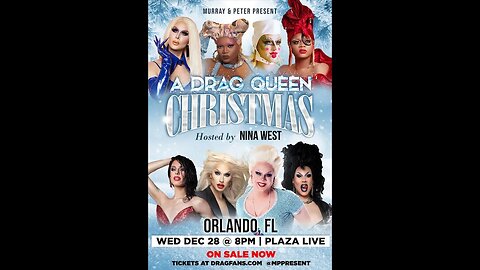 Buffaloman11 Live "All Age" A Drag Queen Christmas Orlando, FL (Restream from YouTube arubadivegirl)