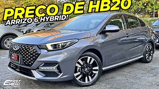 NOVO CAOA CHERY ARRIZO 6 PRO HYBRID 2023 SEDAN PREMIUM +BARATO E EQUIPADO QUE VIRTUS, HB20 E CITY