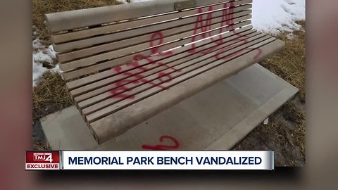 Oak Creek family seeks answers after memorial bench destroyed